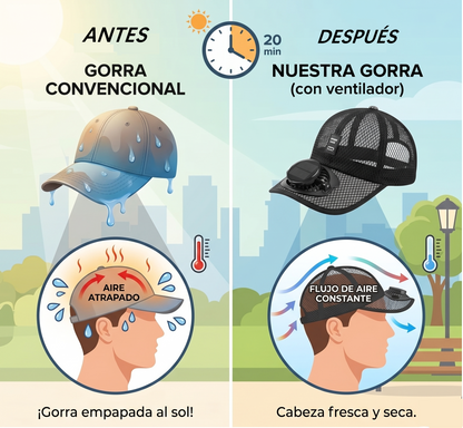 Gorra Ventilada